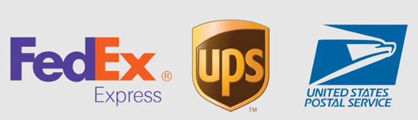 USPS, UPS, FedEx, DHL